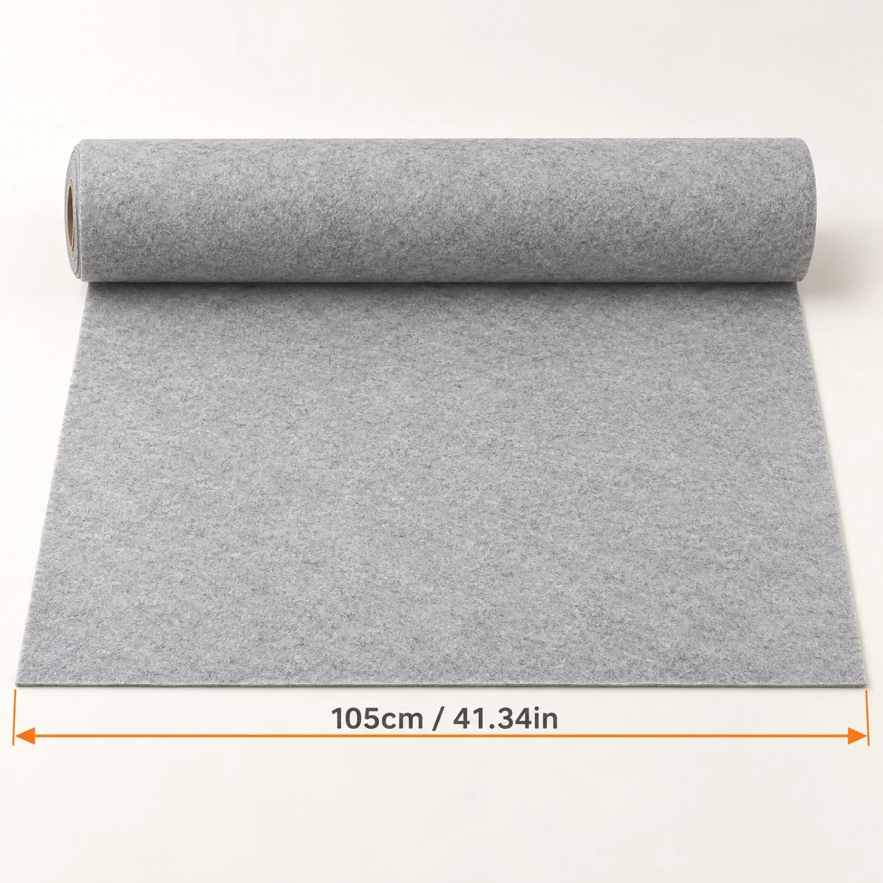 105 cm wide felt roll size guide